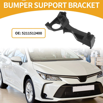 RH Front Bumper Support Bracket for Toyota Corolla (2003-2007) 1 Pc Black