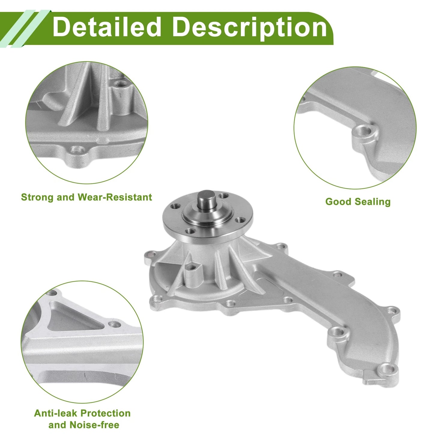 Engine Water Pump for Toyota Fortuner (2004–2015)