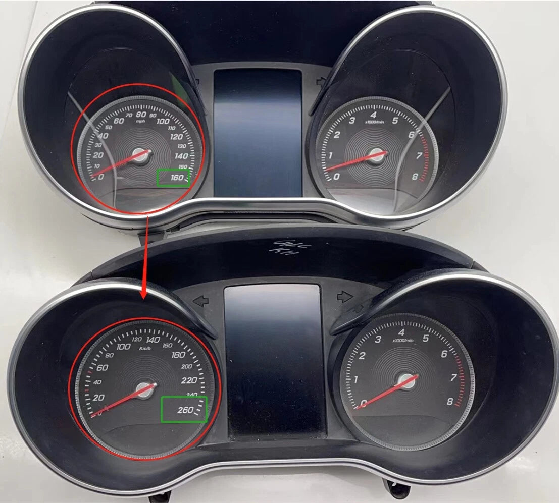 Speedometer Dials for Mercedes-Benz GLC Class W253 (2015-2021)