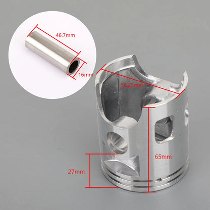 Piston Complete Kit 56.25mm for Yamaha DT 125 E F G (1978-1981, 1986-1991)