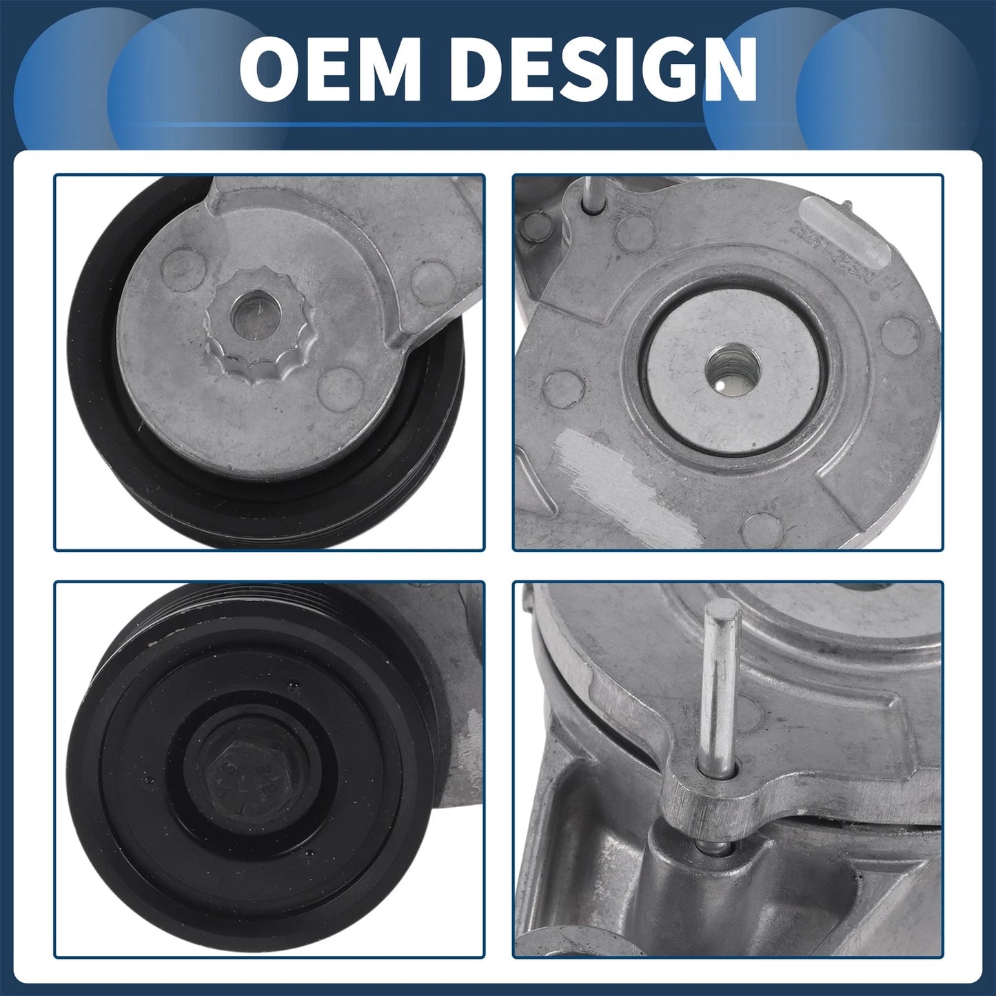 Belt Tensioner for Kia Sportage (2004-2010) - Metal 1 Pc