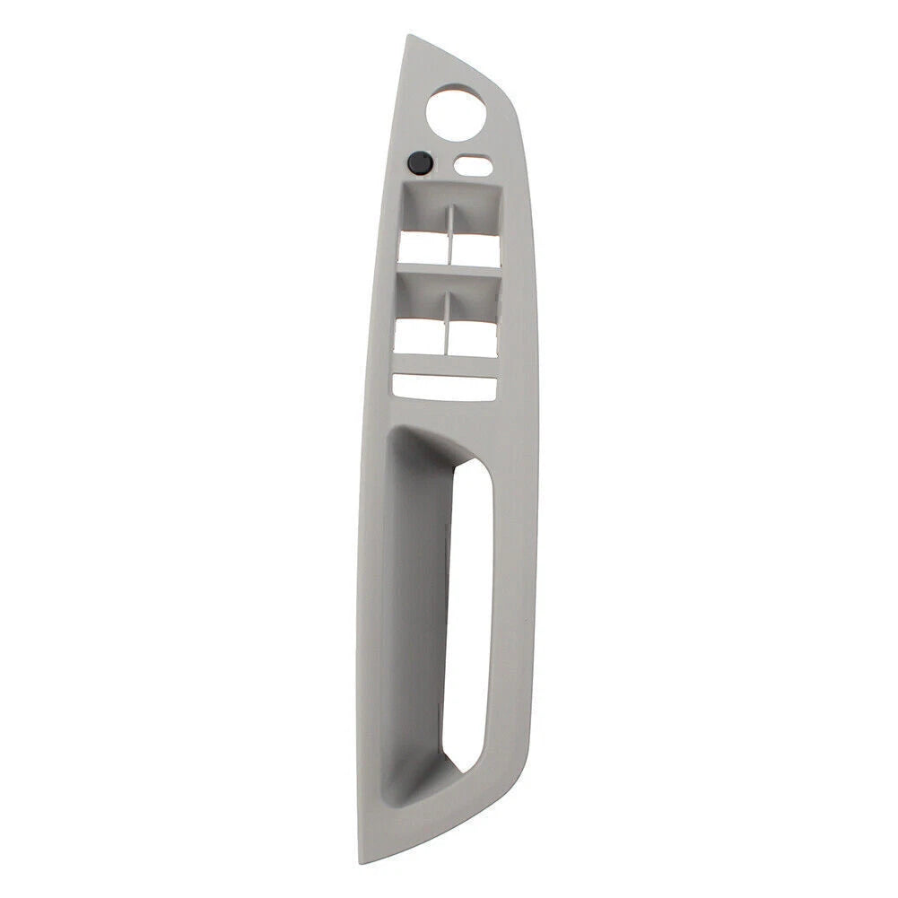 Inner Door Handle Trim Cover for BMW X5 X6 E70 LHD ABS Grey (2007-2013)