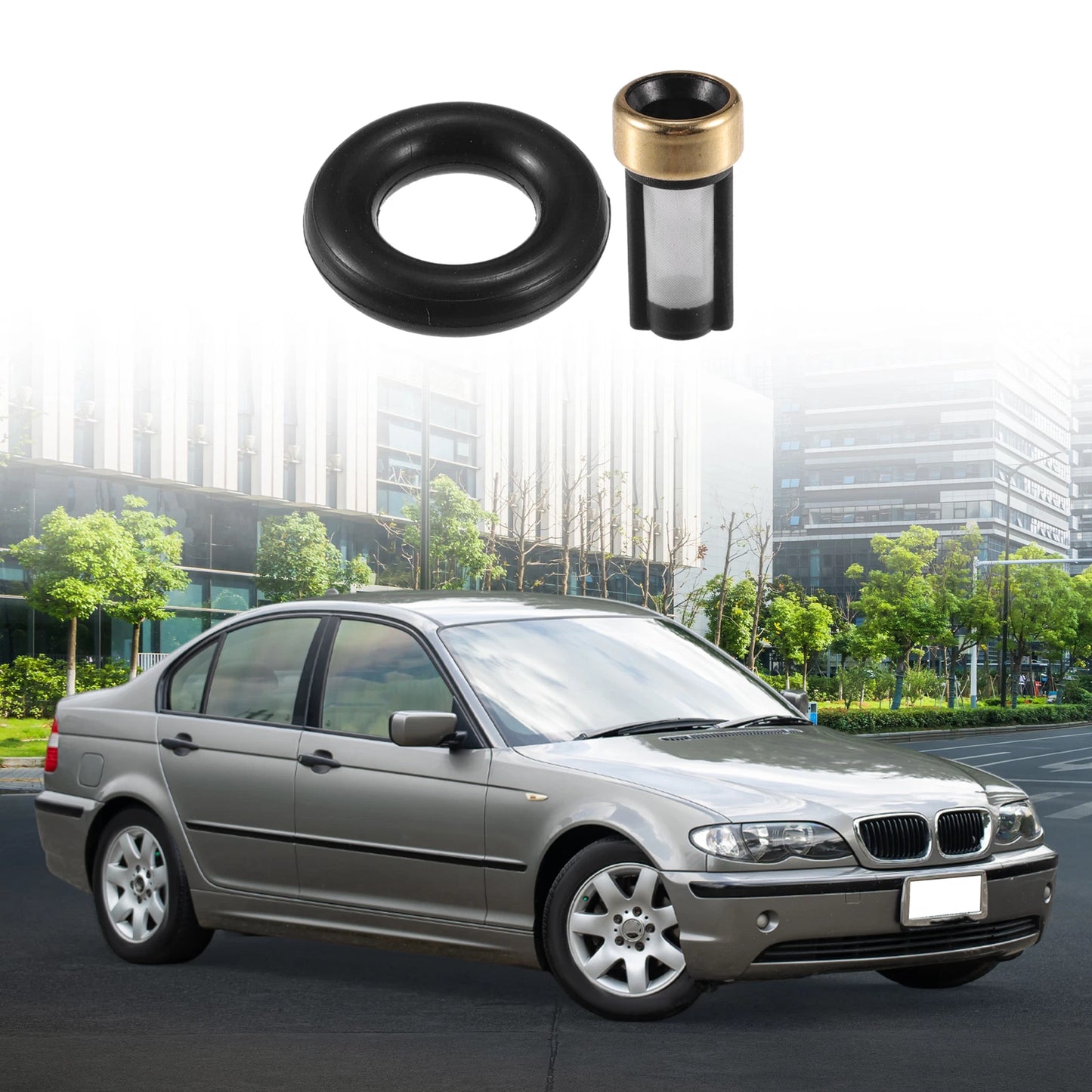 6 x Fuel Injector O Rings for BMW 325Ci (2001-2006) NBR Rubber Black