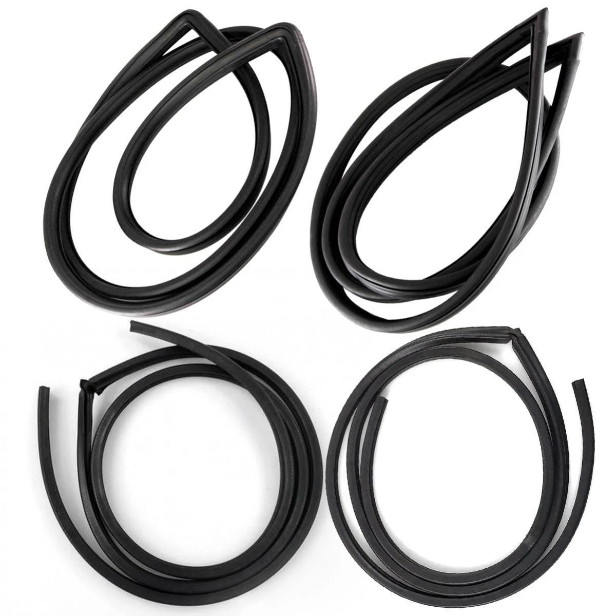Windshield Rubber F+R Door Rubber Set 4 Fits Datsun Fairlady 240Z 1970-73 D05