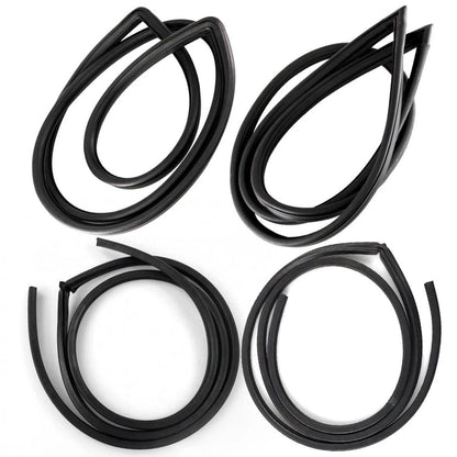 Windshield Rubber F+R Door Rubber Set 4 Fits Datsun Fairlady 240Z 1970-73 D05
