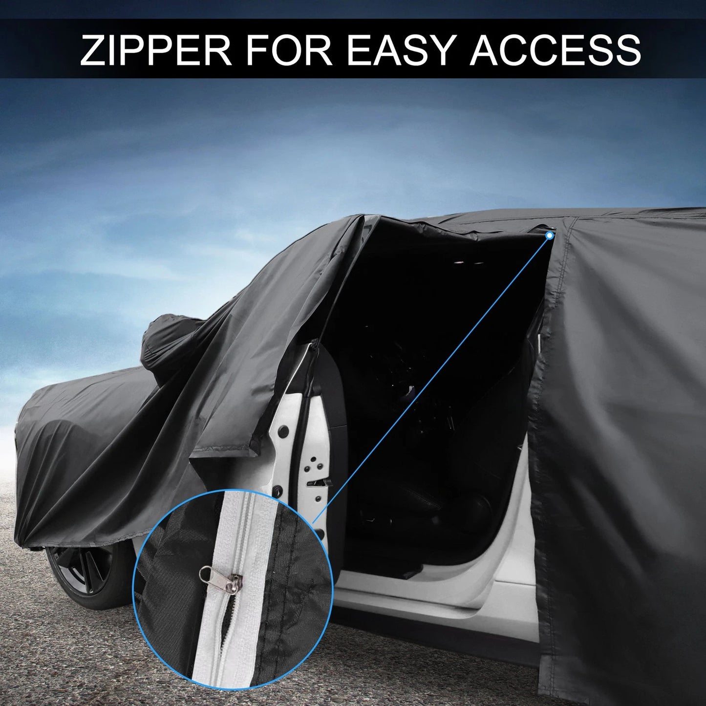 Waterproof 210D-PU Car Cover for Toyota Land Cruiser (2008-2023)