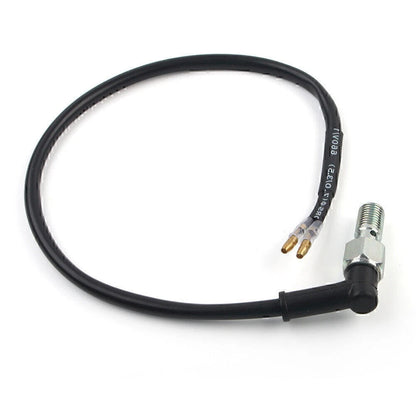 Black Hydraulic Brake Light Switch Bolt M10 for Motorcycle ATV