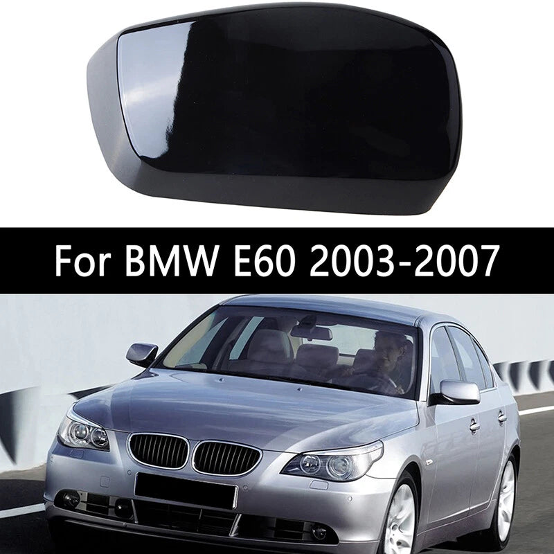 Left Driver Side Rear Mirror Cover Cap for BMW 5 Series E60 (2004-2007)