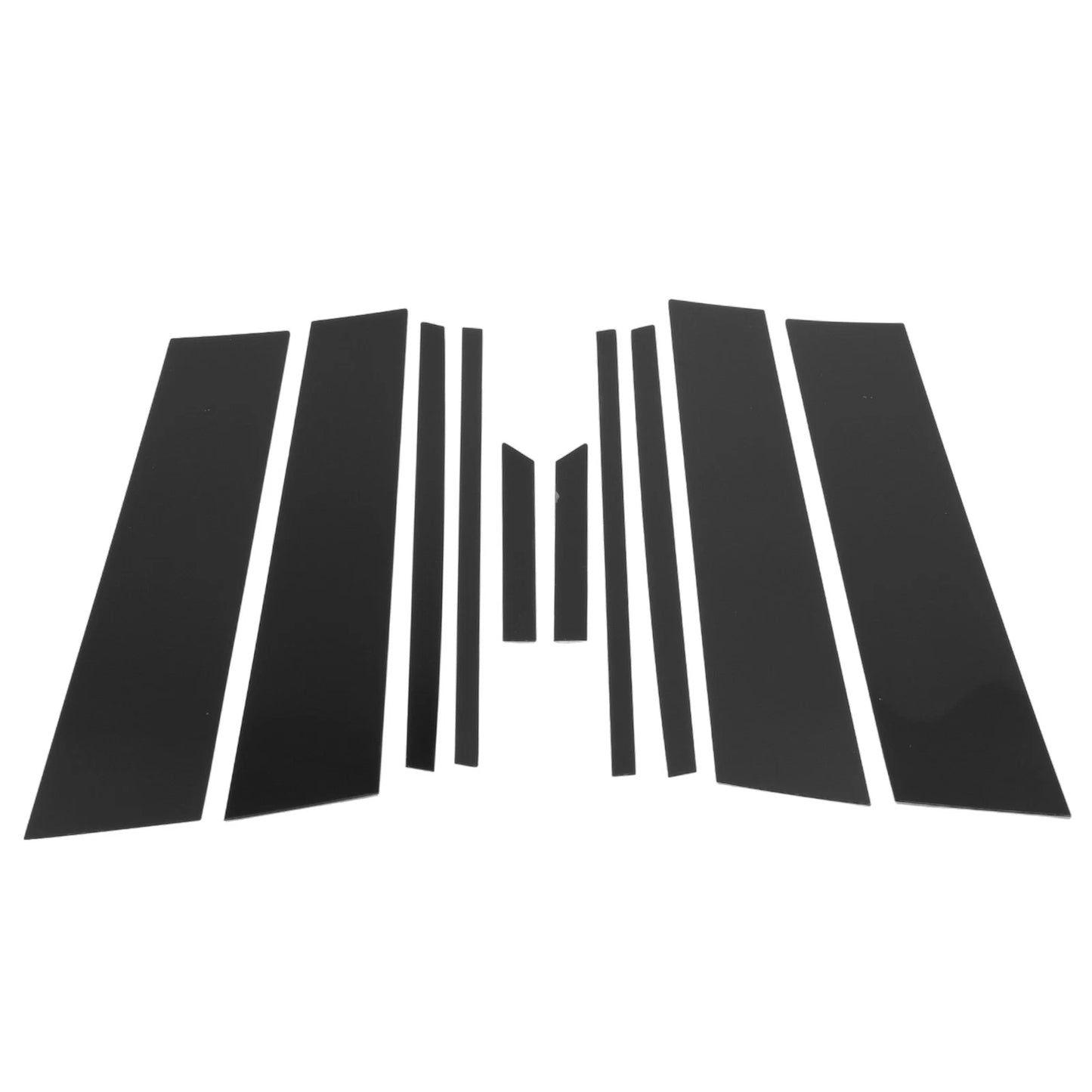 10 x Car Pillar Window Trim Covers for Toyota RAV4 (2020-2021) Plastic Black