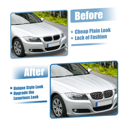 Front Hood Bumper Grille for BMW 328xi 335xi 328i 335i xDrive (2007-2013)