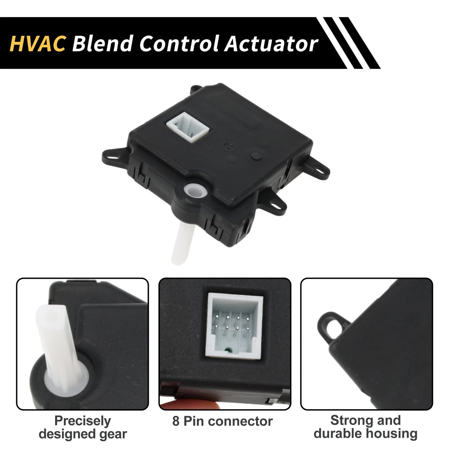 HVAC Heater Blend Door Actuator for Ford E-450 (2006-2015)