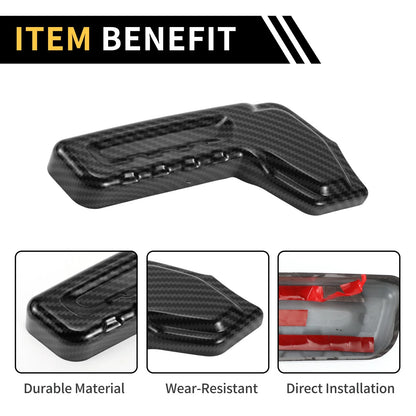 Carbon Fiber Seat Adjustment Button Cover Trim for Jeep Gladiator (2020-2023)
