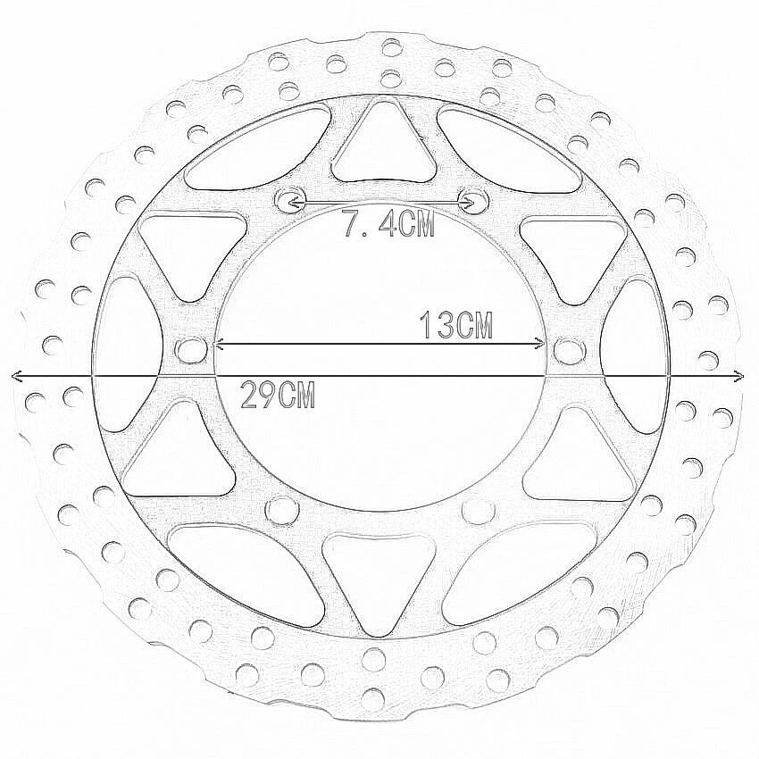 Front Brake Disc for Kawasaki Ninja 250R (2008-2012)