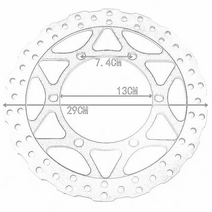 Front Brake Disc for Kawasaki Ninja 250R (2008-2012)