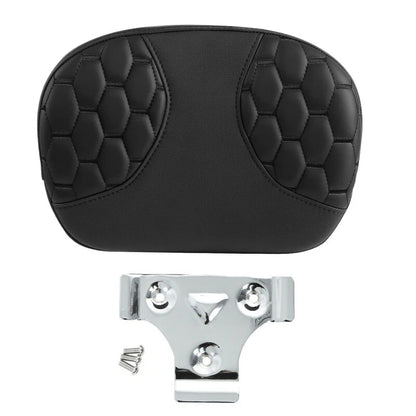 Black Passenger Sissy Bar Backrest for Harley Electra Street Road King (2009-2023)