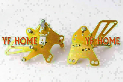 Rear Set Footpegs for Kawasaki Ninja ZX10R (2011-2012) - Gold 2 x Items