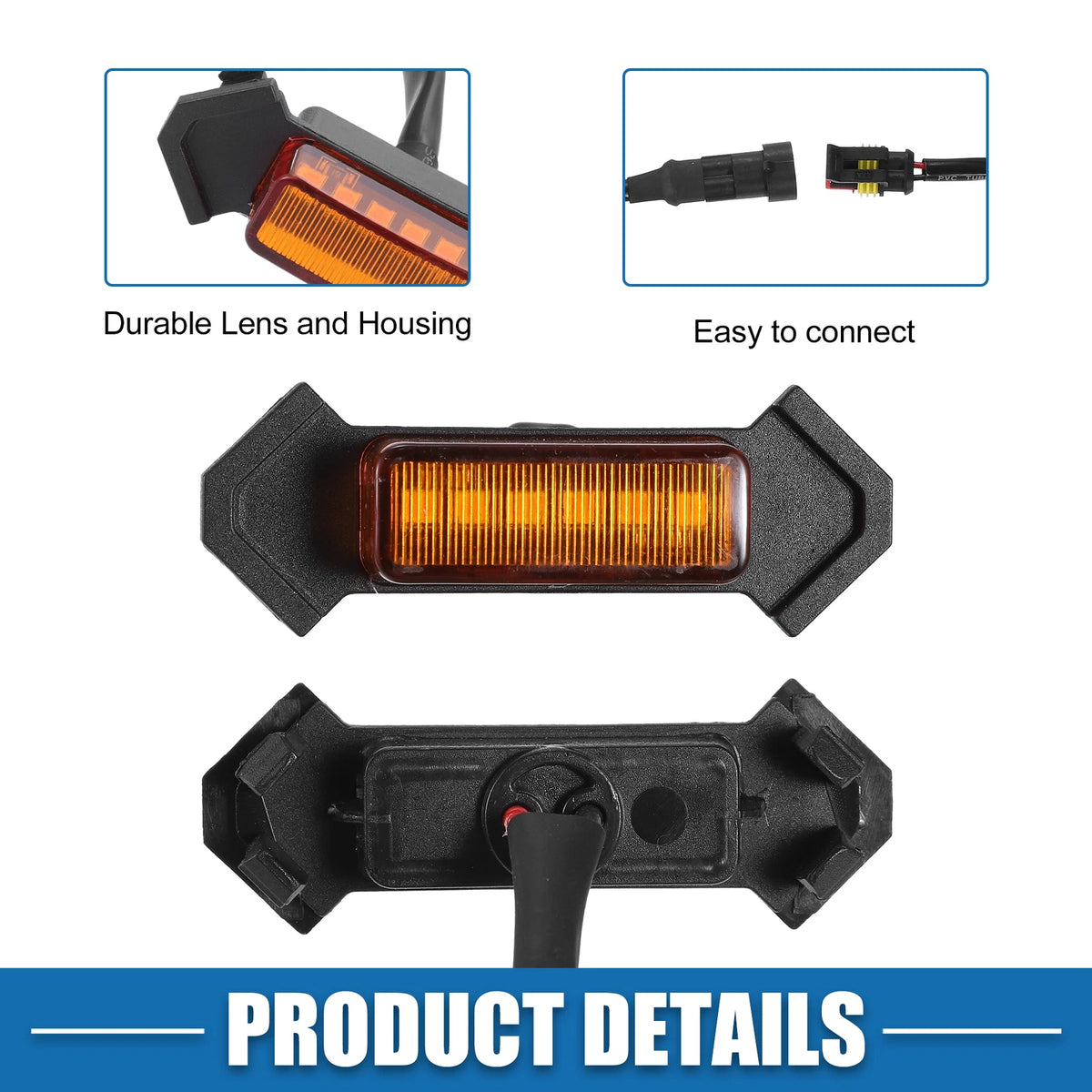 LED Front Grille Lights for Toyota Tacoma TRD PRO (2016-2022) Amber