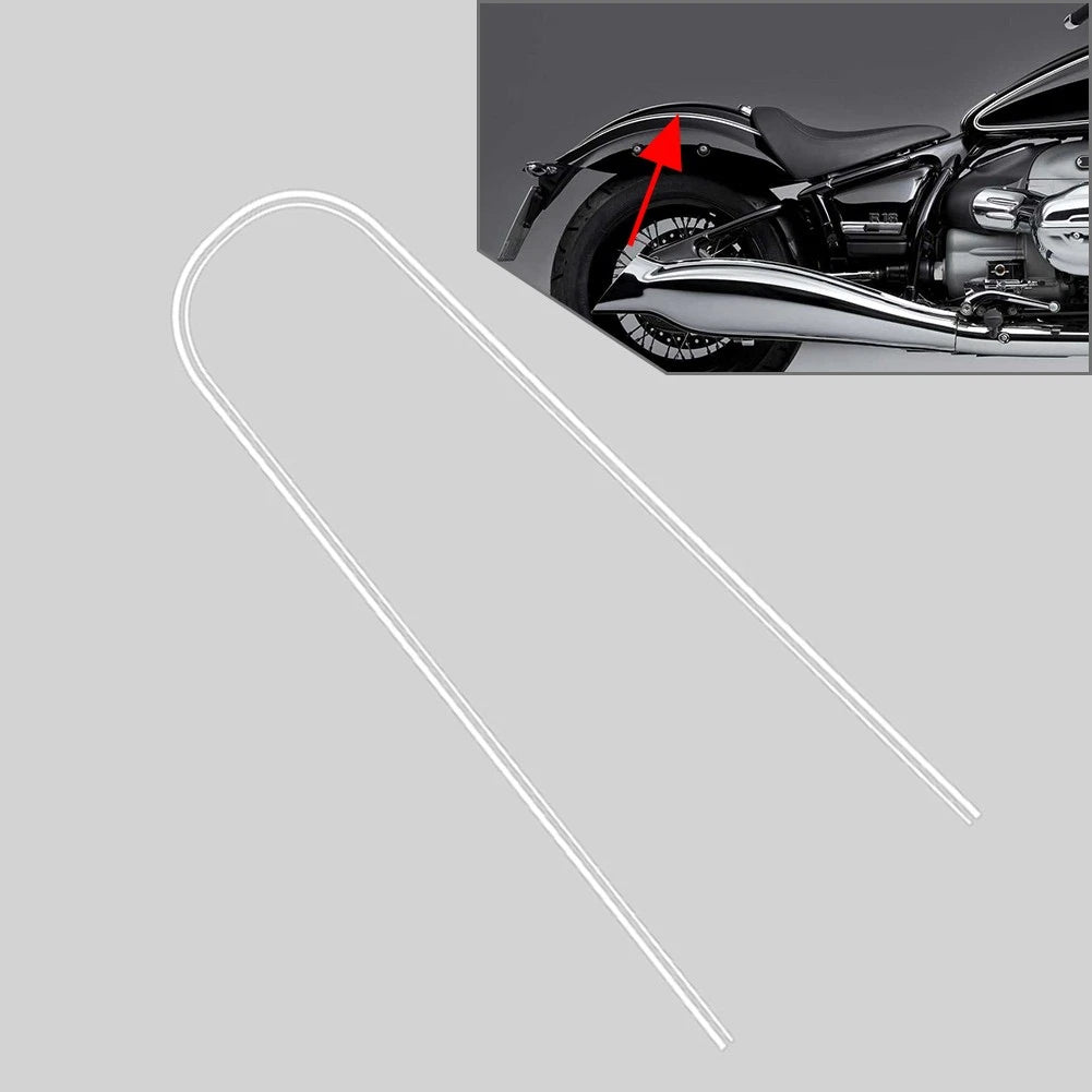 White Rear Mudguard Splash Guard Cover for BMW R18 B Classic (2021-2023)