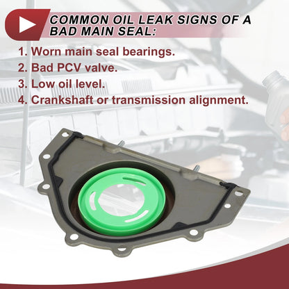 Crankshaft Oil Seal with Flange for Chrysler Sebring, Dodge (2001-2006)
