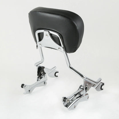 4 Point Docking Hardware Backrest Sissy Bar for Harley Touring FLHT (14-23)