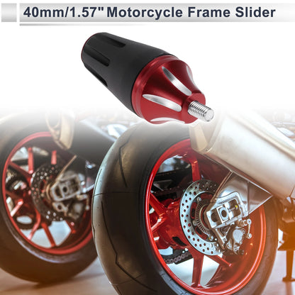 8mm Aluminum Alloy Slider Frame with Bolt 1 Set Red for Make Model