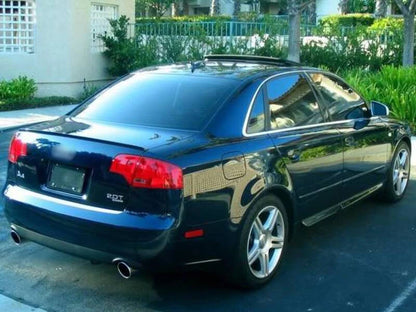Boot Lip Spoiler for Audi A4 S4 B7 Sedan Brilliant Black (2005-2008)