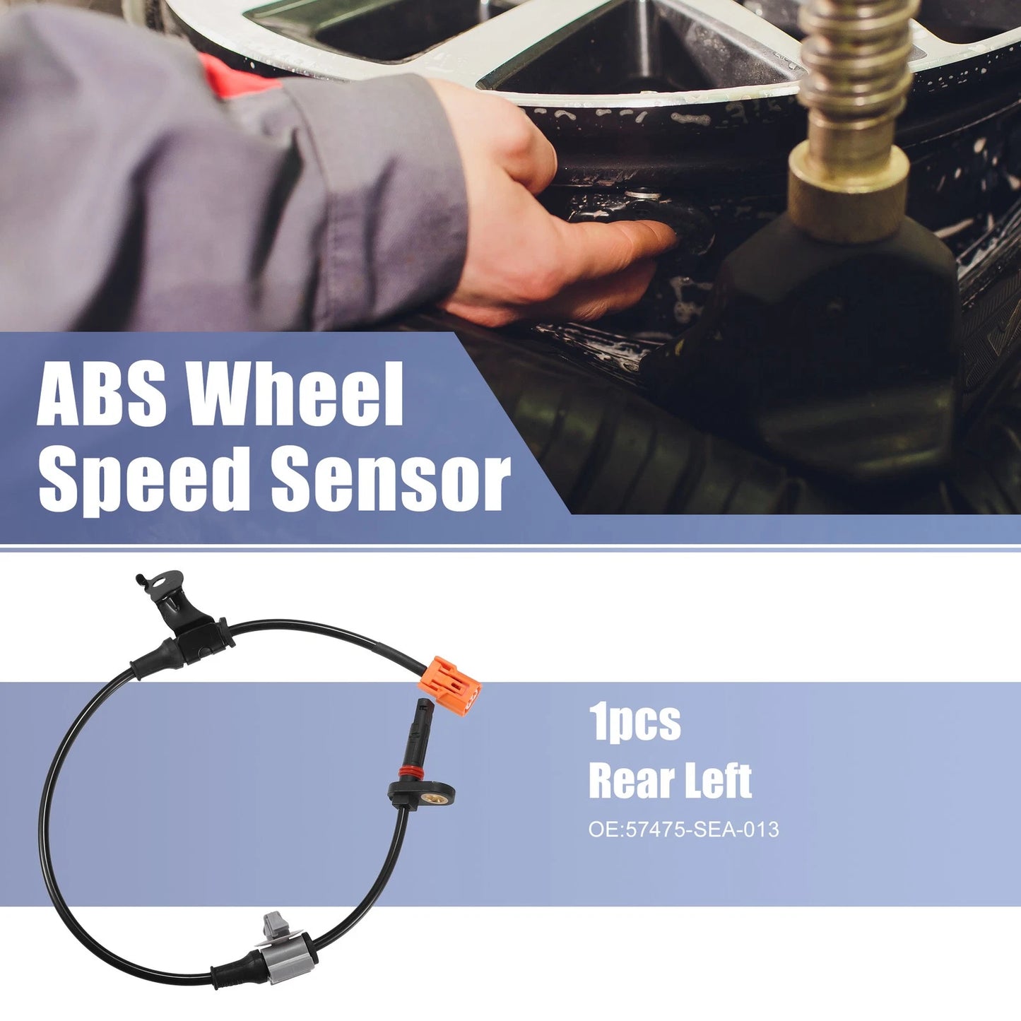 Rear Left ABS Wheel Speed Sensor for Honda Accord (2003-2007)