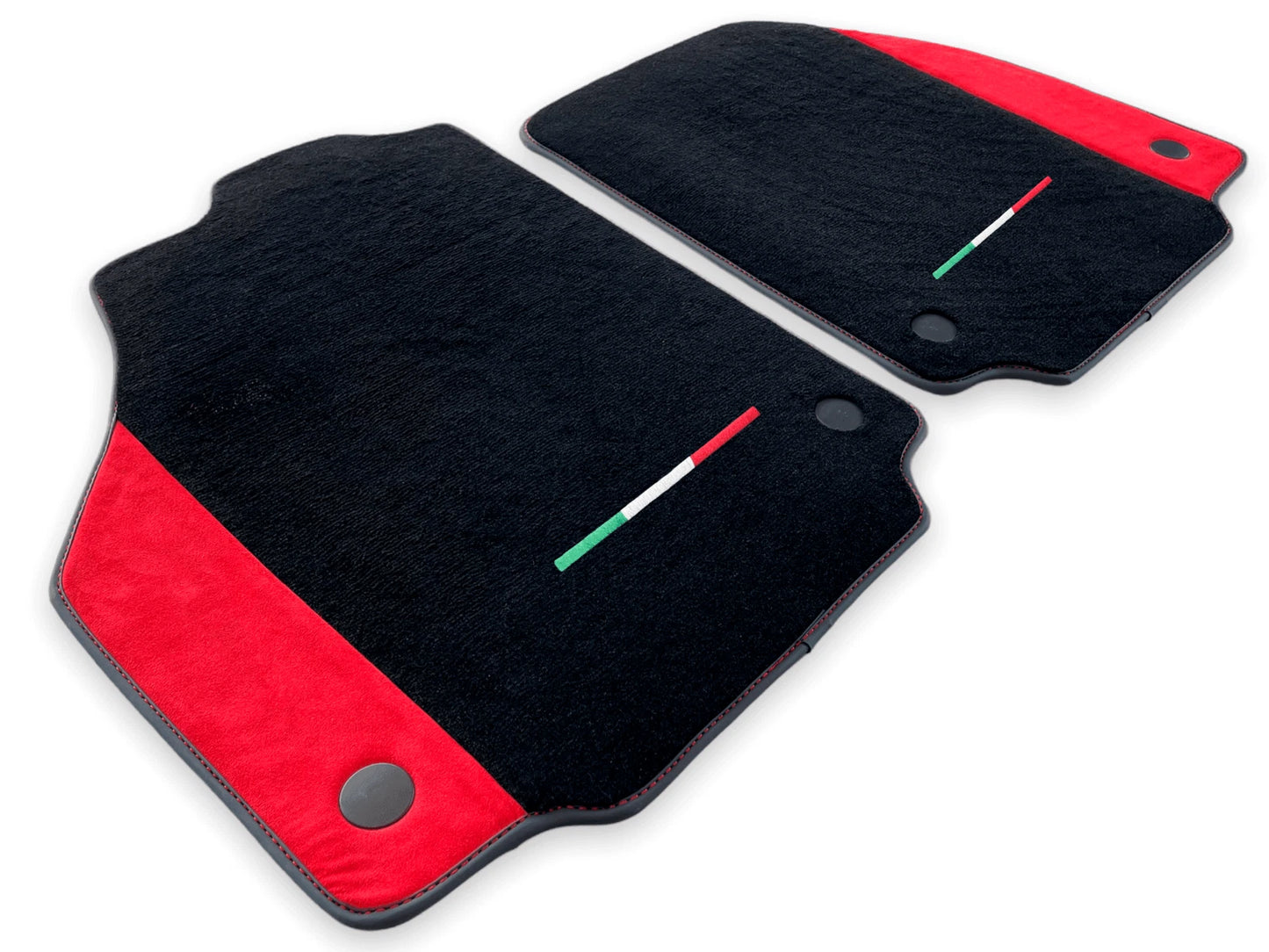 AutoWin Black Floor Mats for Ferrari F8 Tributo (2019-2023)