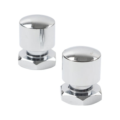 Vintage Chrome Solo Seat Nuts for Harley Touring Road Glide (2008-2023)
