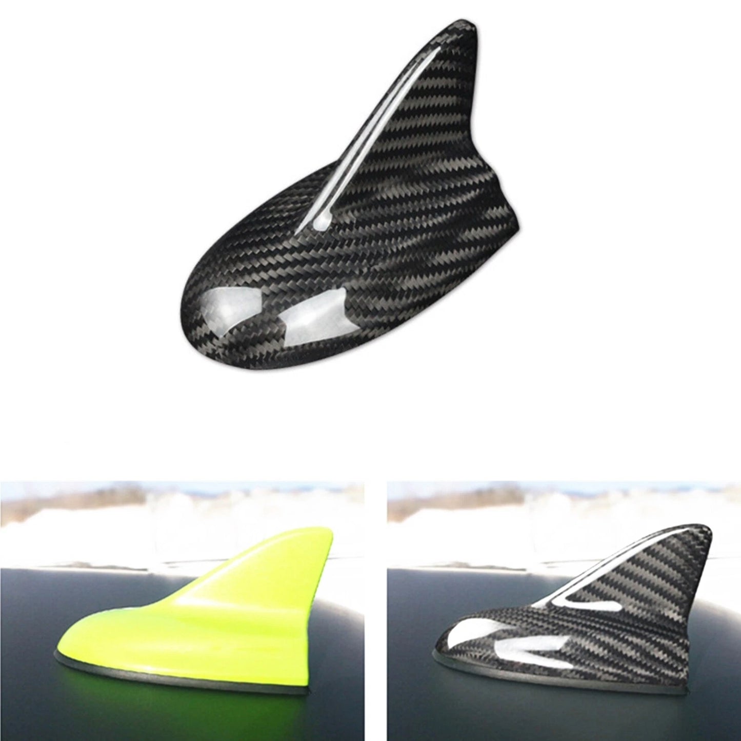 Carbon Fiber Roof Shark Fin Antenna Cover for Dodge Challenger SRT (2015-2021)