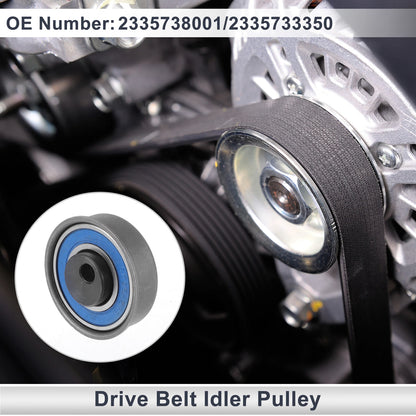 Drive Belt Idler Pulley for Hyundai Santa Fe (2001-2004) 1 Pc
