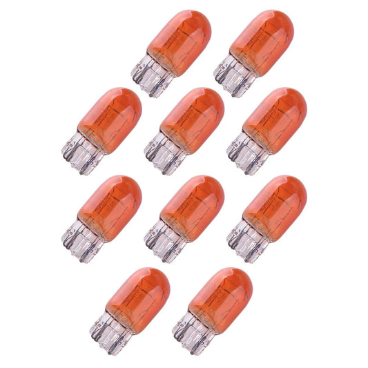10 x 7443 T20 Amber Turn Signal Tail Light Bulbs for Car