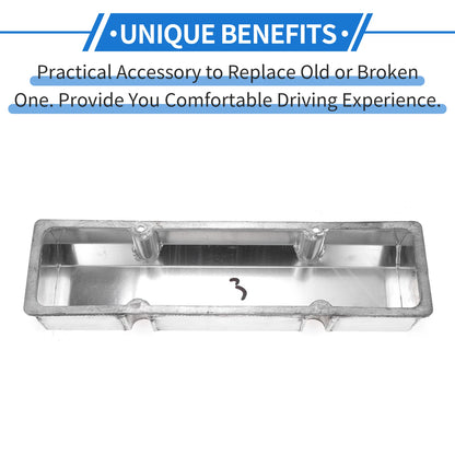 Valve Cover for Chevy Chevrolet SBC Silver Tone with Bolts Gaskets