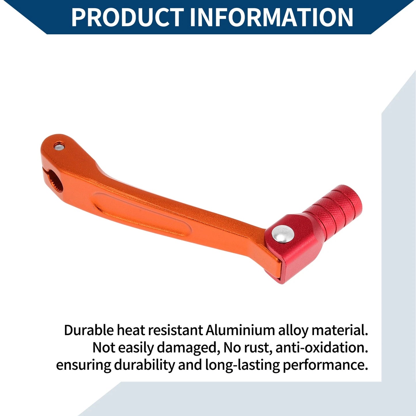 Folding Shifter Lever for Honda CRF150F (2003-2017) - Orange Red