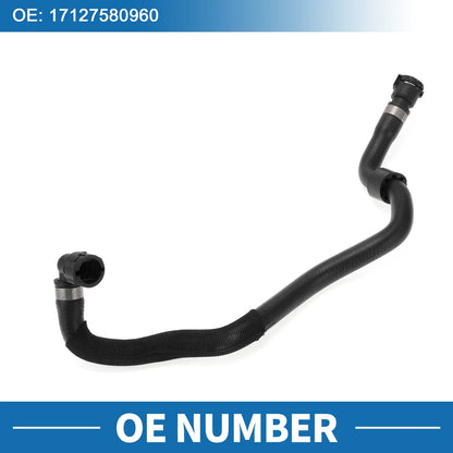 Radiator Hose for BMW 740i 3.0L (2011-2012) Rubber Black 1 x Piece