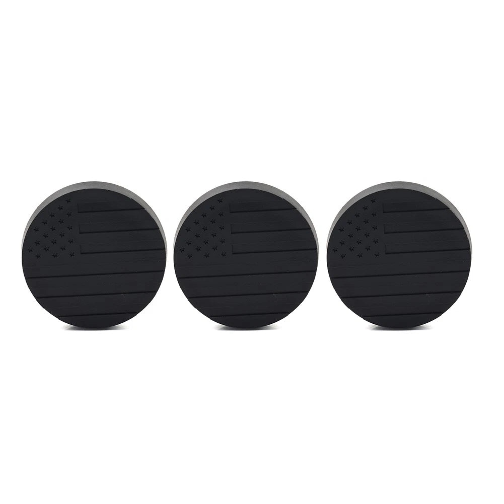 3 x Lock Door Key Hole Socket Cover Trim for Jeep Wrangler TJ JK JL JT