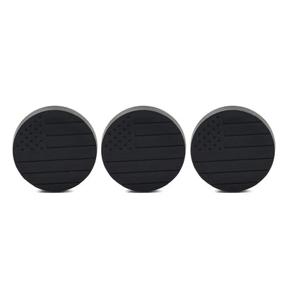 3 x Lock Door Key Hole Socket Cover Trim for Jeep Wrangler TJ JK JL JT