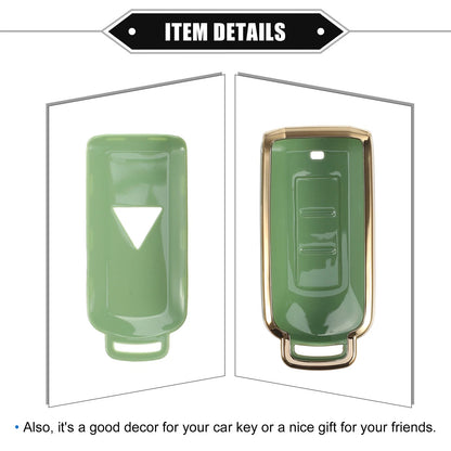 TPU Green Remote Key Fob Cover for Mitsubishi Outlander (2014-2023)