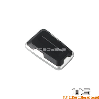 Silver Non-Slip Gas Brake Foot Pedal Pad Cover for Harley CVO Street