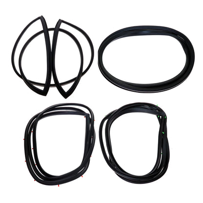 Front Rear Windshield Glass Door Seal Set for Datsun 620 1972-1979