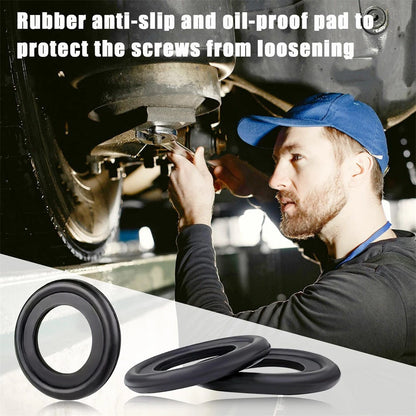 M12 Rubber Oil Drain Plug Gasket Washer 50x for Chevy Cadillac