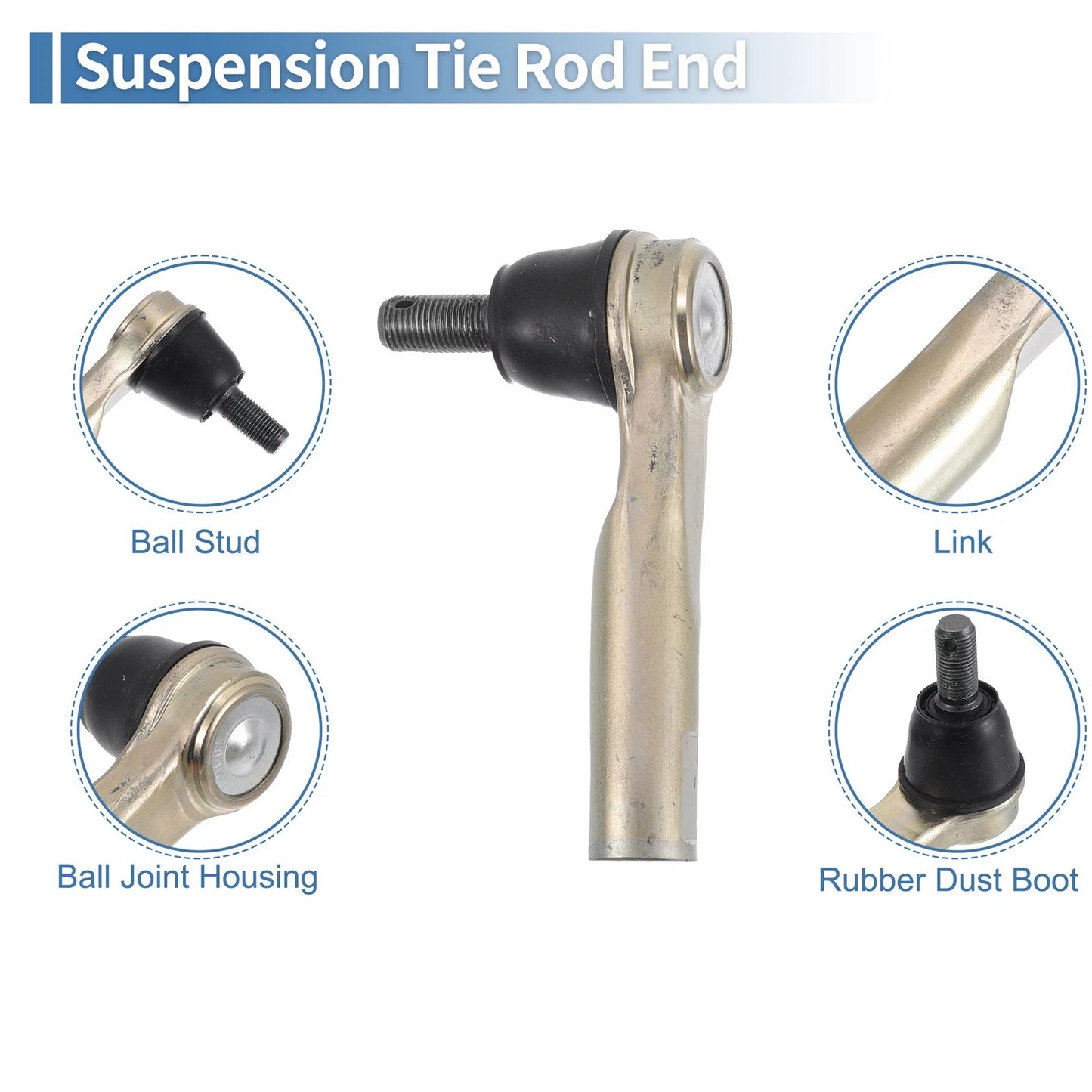 Front Outer Tie Rod End Links for Honda CR-V (2007-2011)