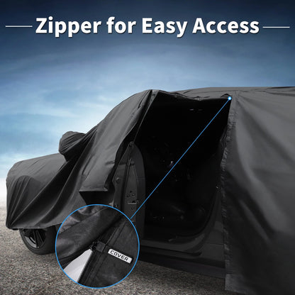 Waterproof Aluminum Film Inner Cotton Car Cover for Jeep Grand