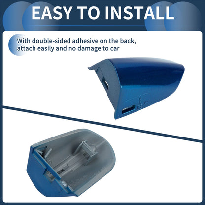 Front Left Door Handle Cover for Ford Mustang 2015-2020 ABS Blue 1 x Pc