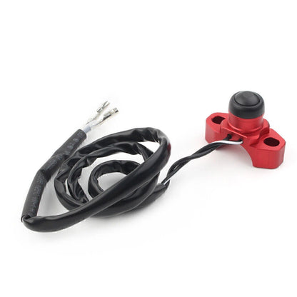 CNC Engine Stop Start Kill Switch Button for Dirt Bike Quad ATV Universal Red