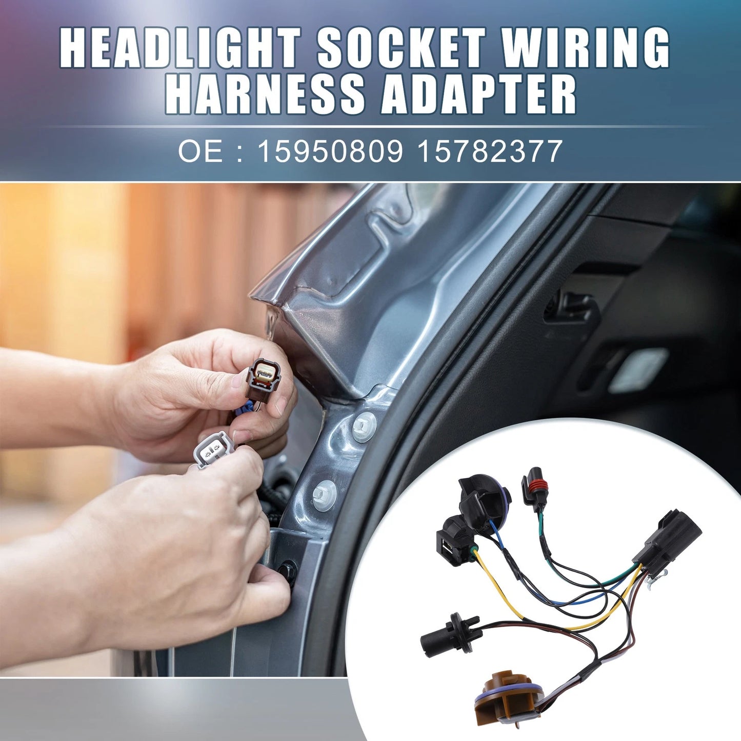 Headlight Socket Adapter for Chevy Suburban Tahoe (2007-2014)