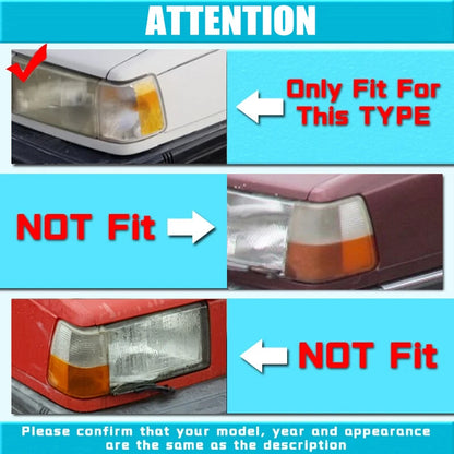 Front Parking Corner Light Cover for Volvo 740 940 960 (1990-1998)