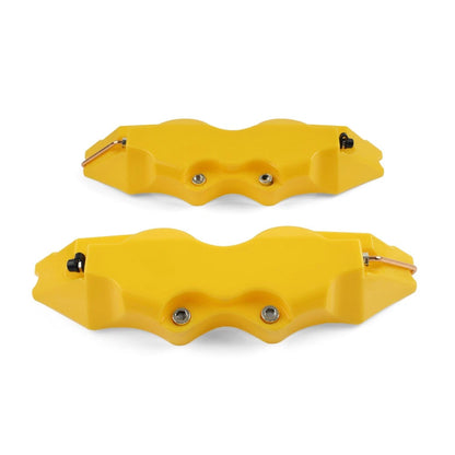 Large 3D Style Yellow Disc Brake Caliper Covers Set for Universal Cars