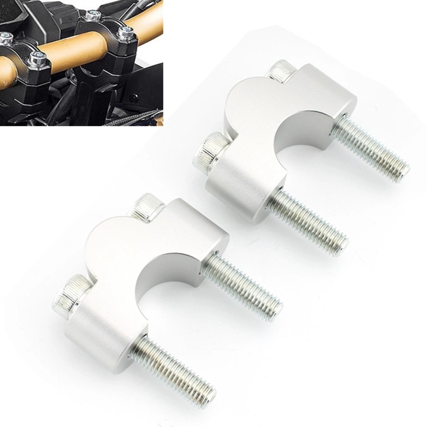 Handlebar Riser Mounting Clamp 1 Pair for Honda CB1100RS, CB1100EX (2017-2023)