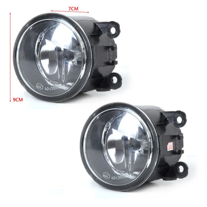 Right & Left Fog Lights + H11 Bulbs 55W for Acura Honda Ford Suzuki